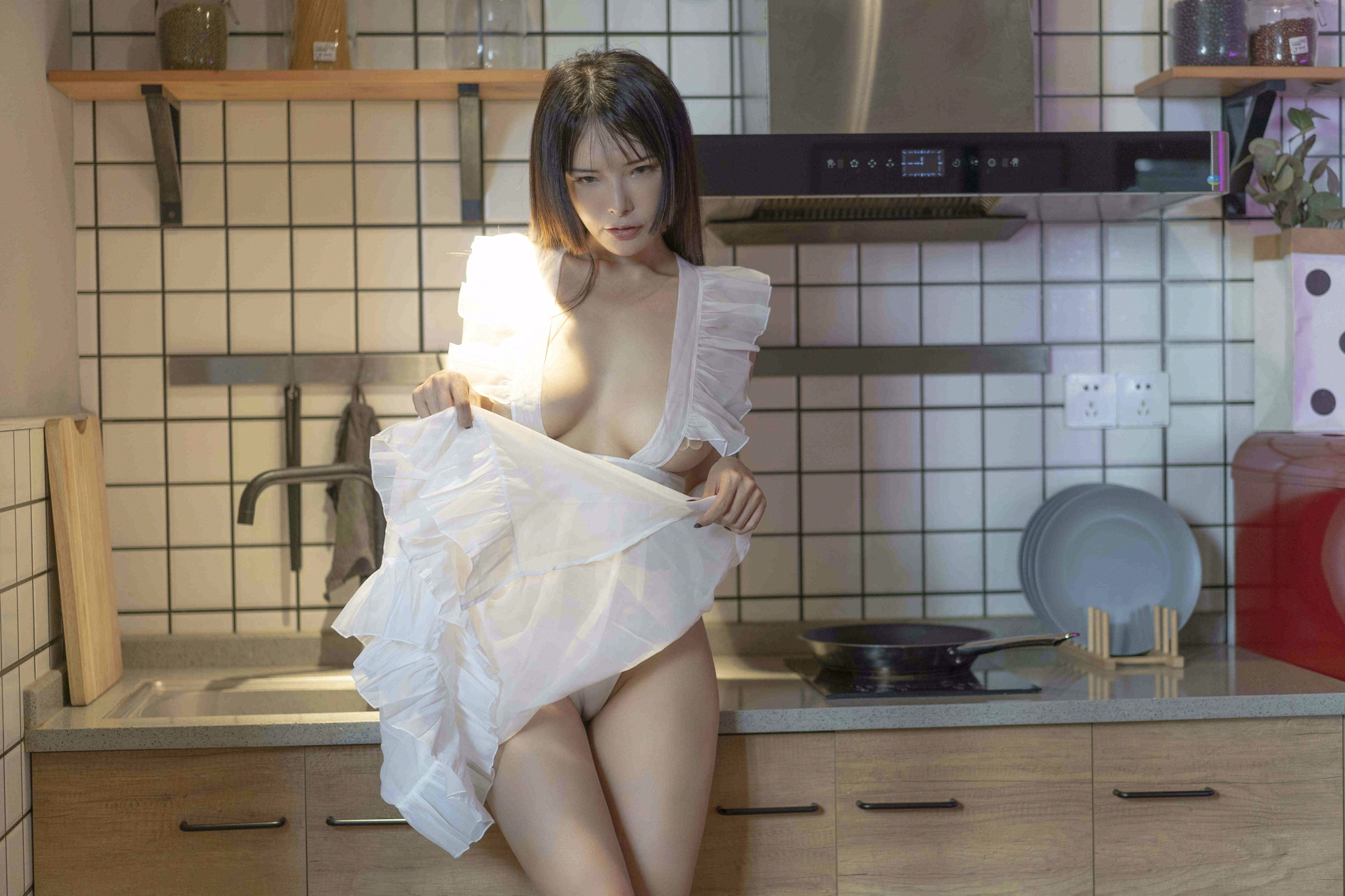 秋和柯基 - NO.43 透明围裙3 吃宵夜吗 1
